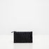 Portacarte con cerniera DOTTI<br>Coccodrillo Nero